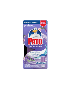 Gel Adesivo Sanitário Lavanda Refil c/6  Unid - Pato