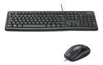 Kit Teclado e Mouse Logitech MK120 Preto USB 920-004429-C