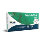 Luva Vinílica Descartável c/100 (G) - Nobre