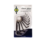 Chave Allen Jogo 1/16" X3/8" Com 10 Pecas -Brasfort