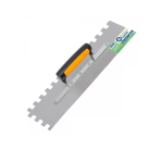 Desempenadeira Aço Dentada Pratica 10 X 35cm Dente U- Castor