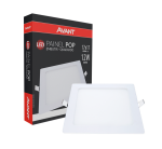 Painel Led Embutir Quadrado 12W 6500K-17cm Bivolt Avant
