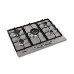 Cooktop a Gás Invita 70cm Inox Bivolt 5 Queimadores