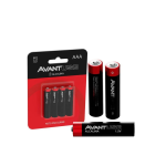 Kit Pilhas Alcalinas Aaa Palito Avant Use 4 Unidades